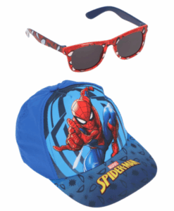 MARVEL ΠΑΙΔΙΚΟ ΣΕΤ ΚΑΠΕΛΟ ΓΥΑΛΙΑ ΗΛΙΟΥ SPIDERMAN 3050 – μπλε